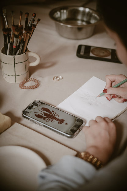 atelier de pintura em cerâmica
